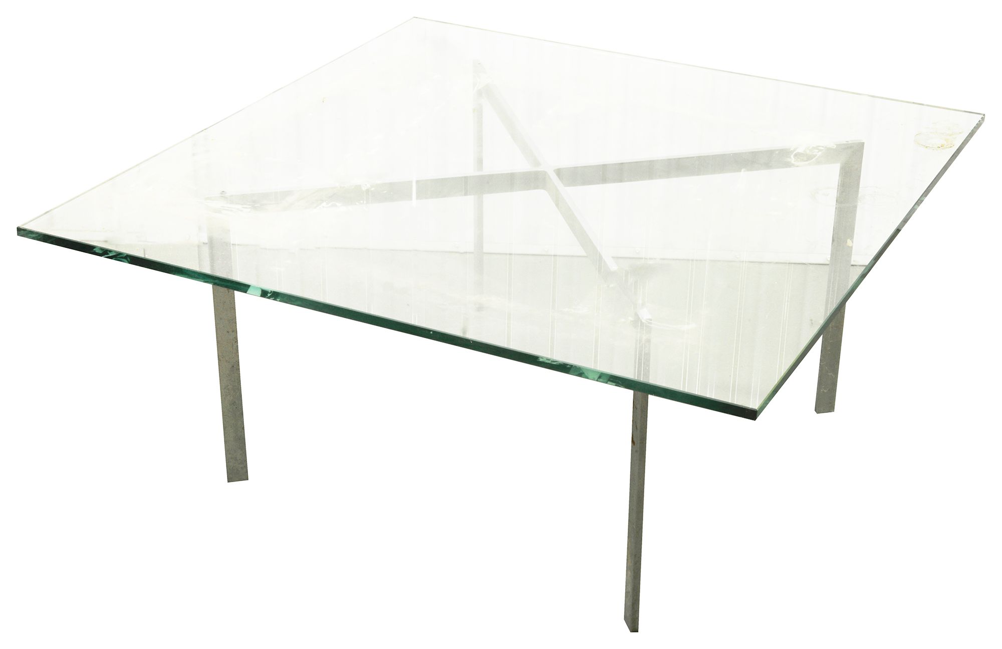 Retro glass topped coffee table - Image 2 of 5