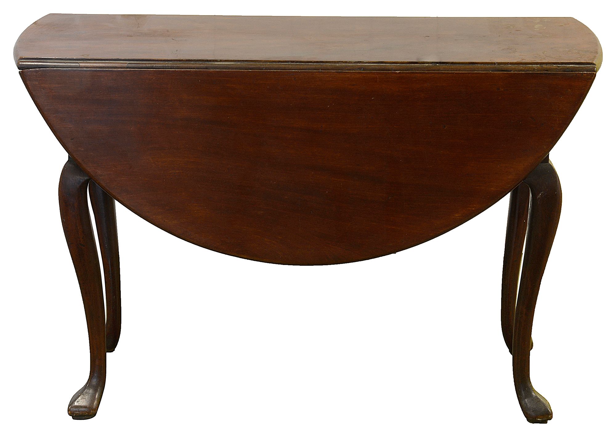 A George II mahogany drop leaf table