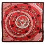 An Hermes 2007 Silk scarf 'Jeu des Omnibus 70cm'