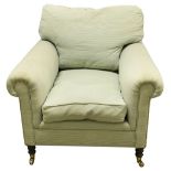 A George Smith upholstered armchair