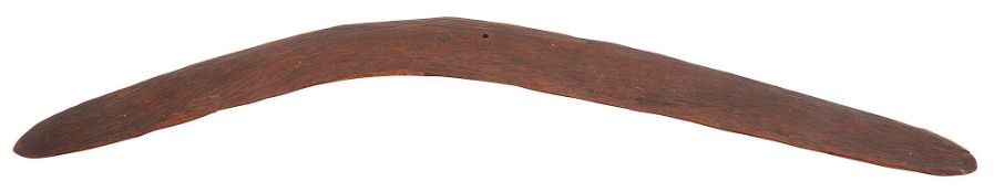 An Australian Aboriginal boomerang