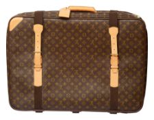 A Louis Vuitton 'Satellite 60' monogrammed suitcase