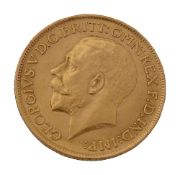 A George V 1915 full sovereign