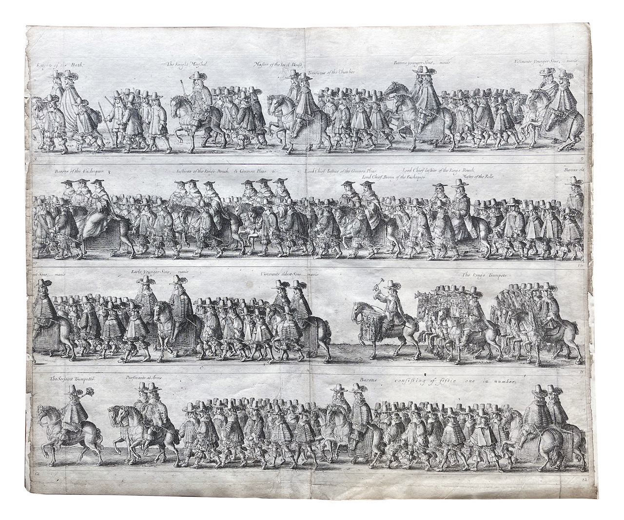 The cavalcade or His Majesties ... Coronation', London 1662, - Image 2 of 5