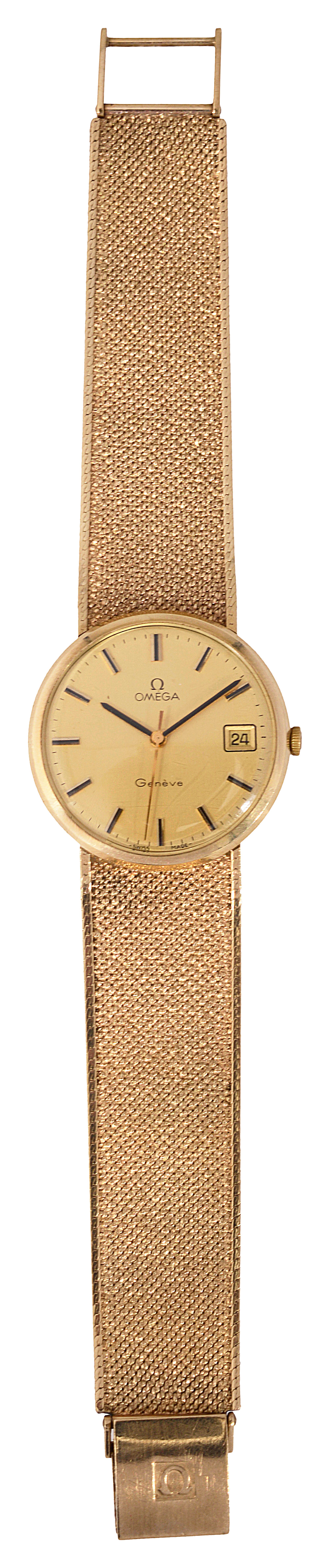 A gentleman's 9ct gold Omega Geneve manual wind dress watch c.1972 - Image 2 of 2