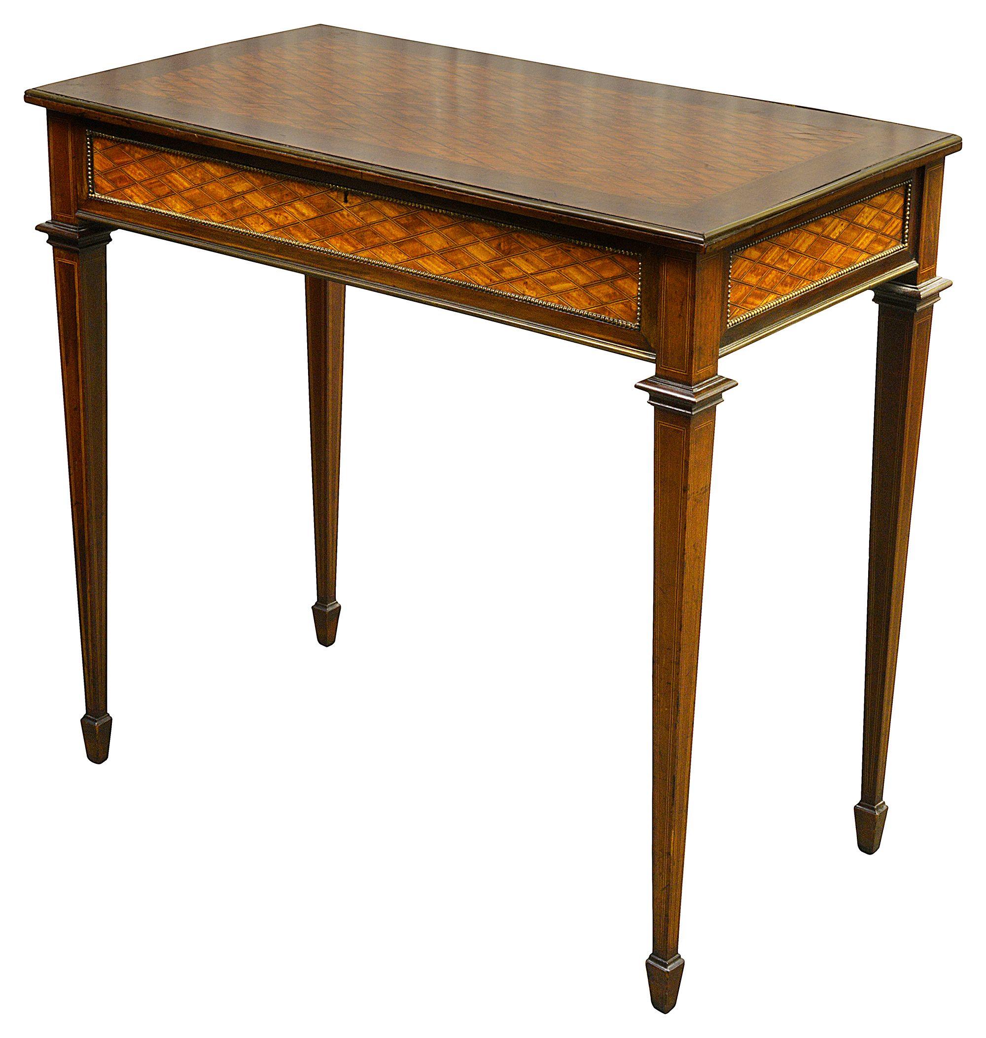 A Victorian satinwood centre table - Image 2 of 4