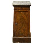 A French Louis Philippe marble top pot cupboard