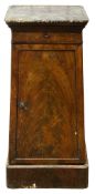 A French Louis Philippe marble top pot cupboard