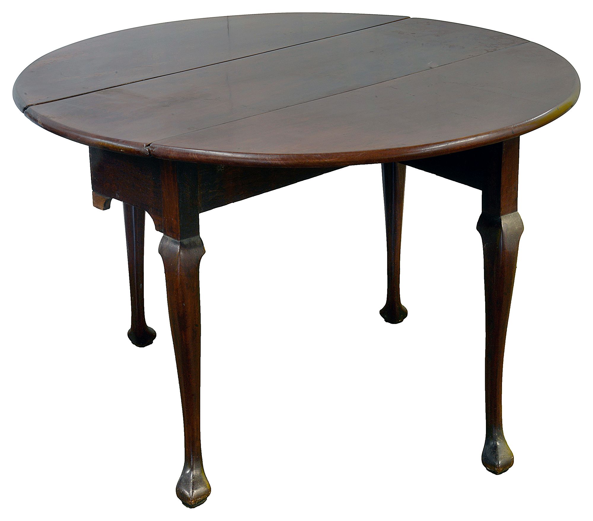 A George II mahogany drop leaf table - Image 2 of 3