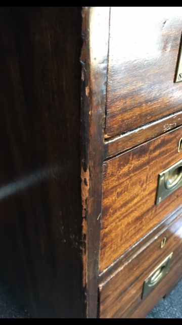 A Victorian mahogany pedestal ship's desk. - Image 2 of 3