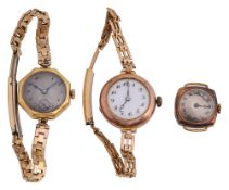 Two lady's wristwatches