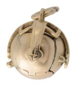 A Masonic spherical ball pendant