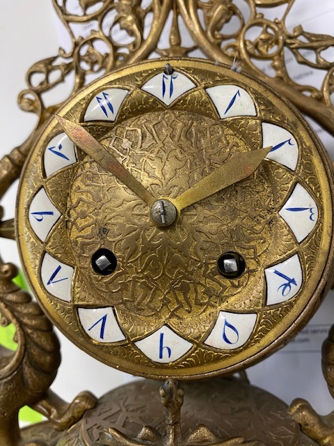 A French gilt bronze Persian style mantel clock - Image 5 of 5