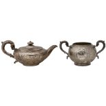A George IV silver teapot