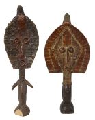 Two reliquary guardian figures or mbulu
