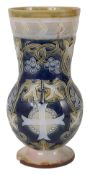 A Royal Doulton stoneware altar vase Louisa Wakely