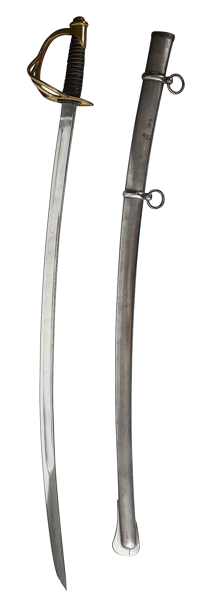 An American Civil War reproduction model 1860 light cavalry Sword