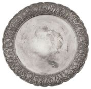 A South East Asian small silver tray
