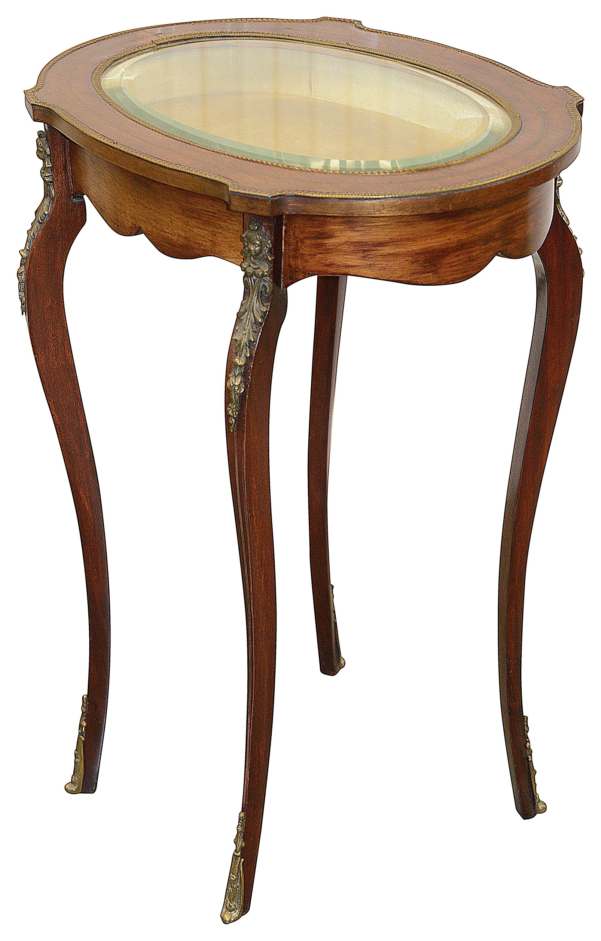 A Louis XVI style rosewood bijouterie table - Image 2 of 2