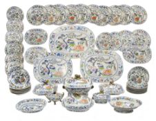 An early 19th century Davenport Stone China part dinner service c.1820
