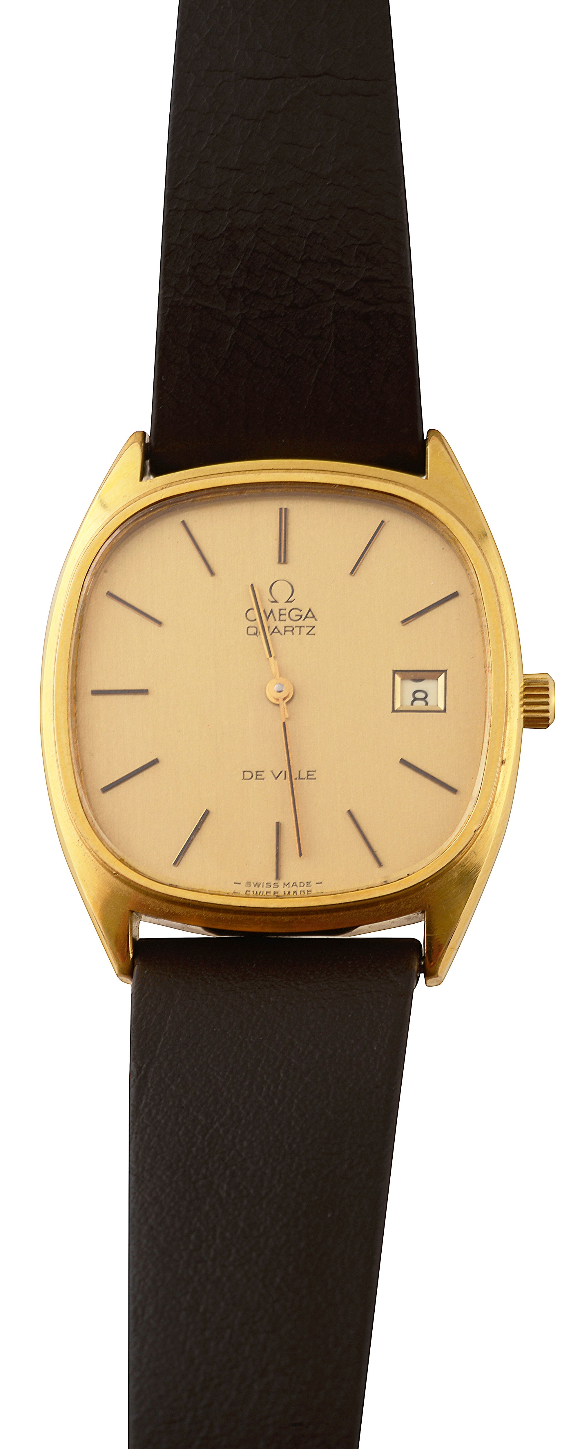 A vintage quartz Omega de ville wristwatch - Image 2 of 2