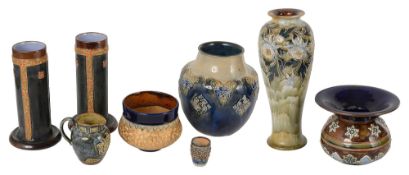 A collection of Royal Doulton stoneware