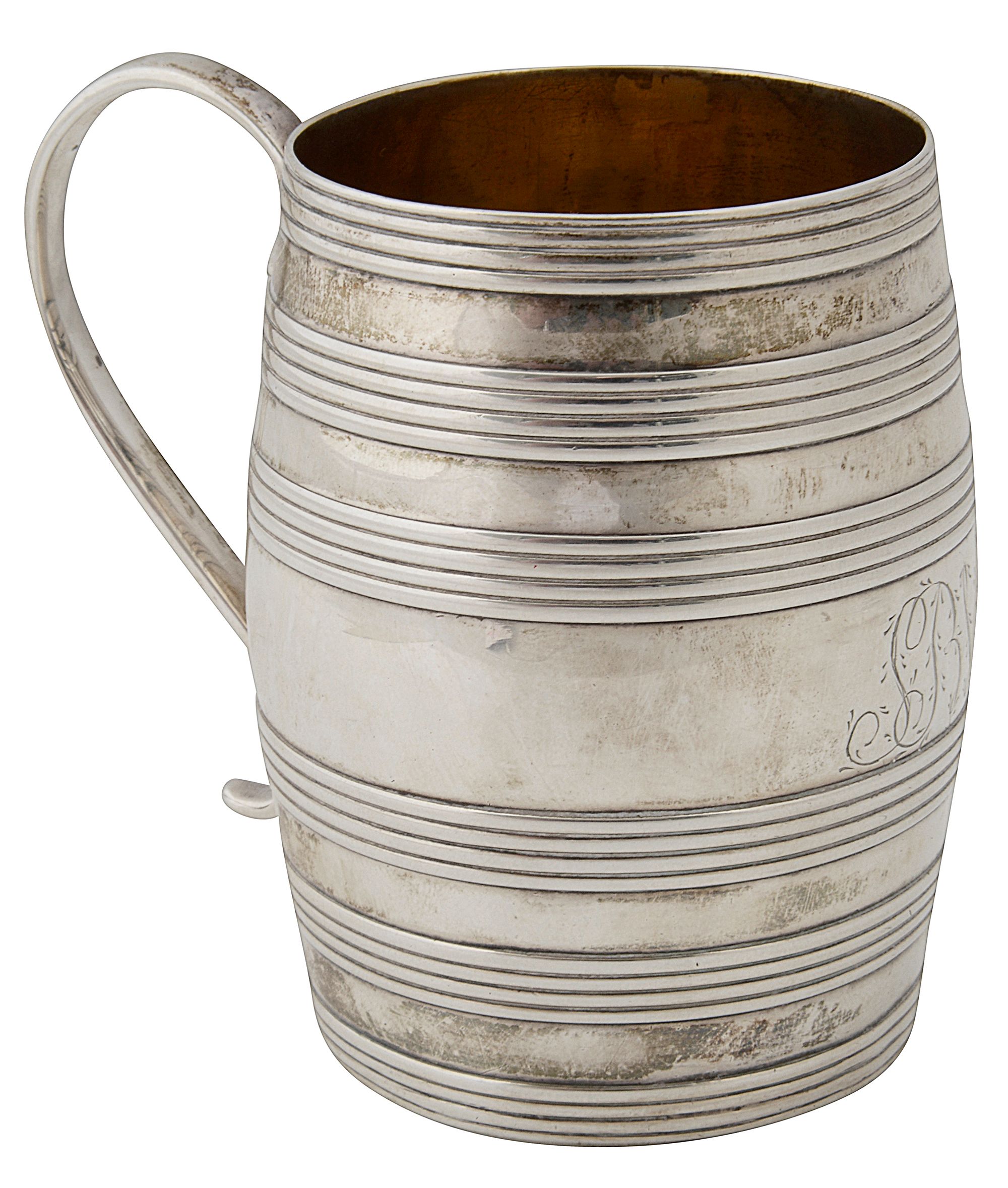 A George III silver mug