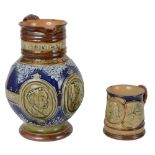 A Royal Doulton stoneware Lord Nelson Commemorative mug