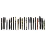 A collection of fountain pens