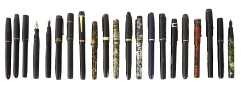 A collection of fountain pens