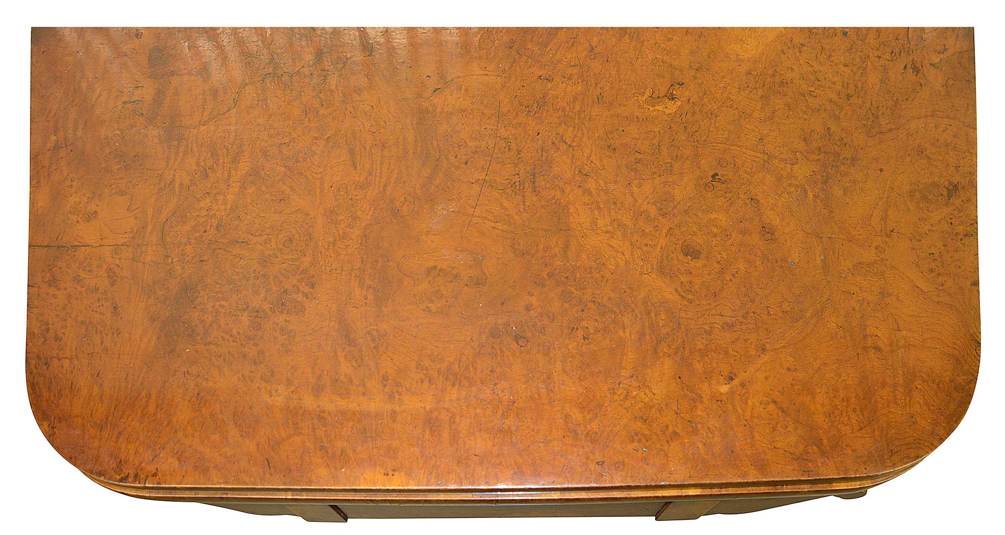 A William IV pollard oak card table - Image 2 of 4