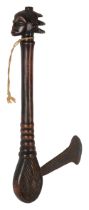 A Luba ceremonial axe Democratic Republic of Congo