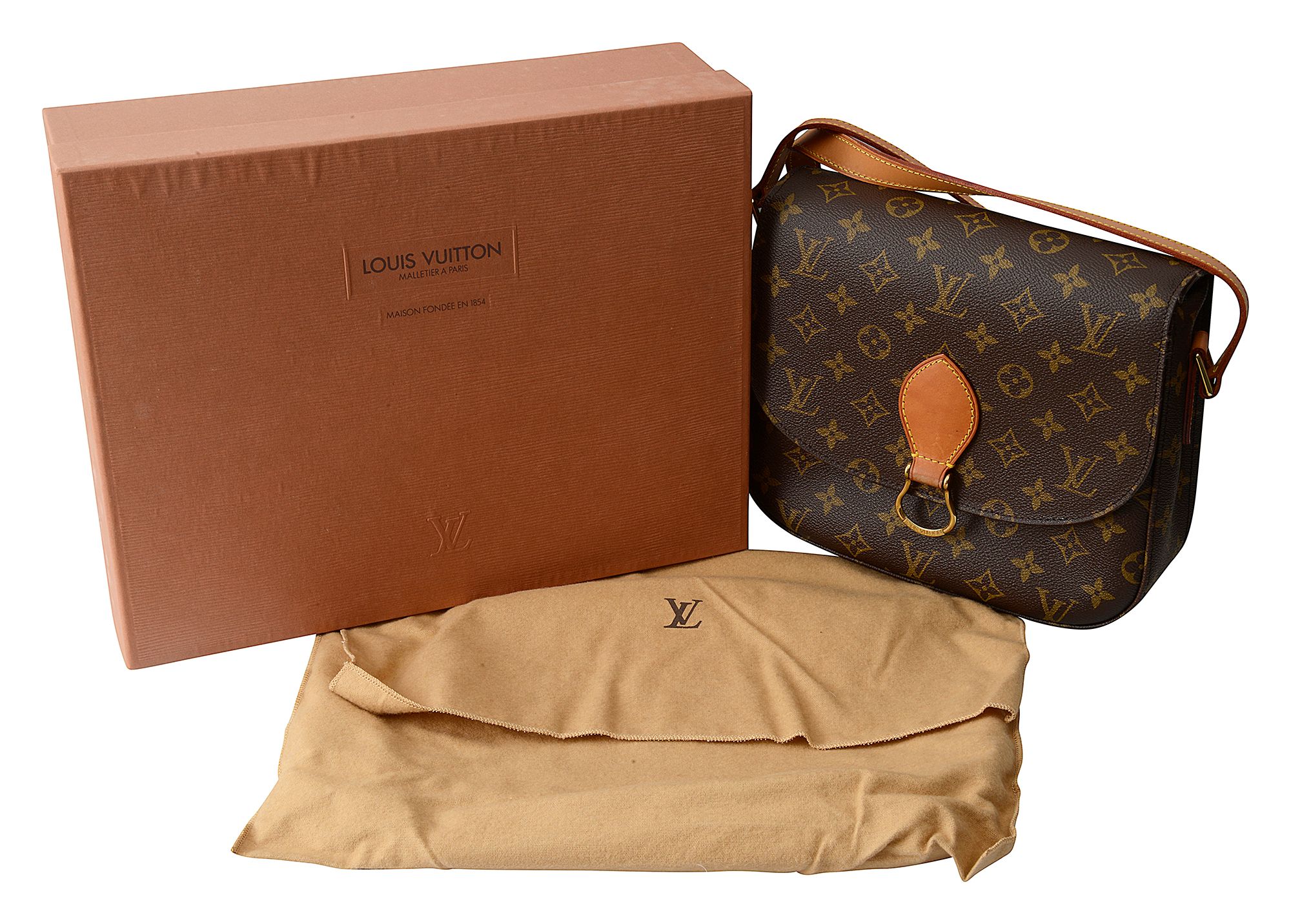 A Louis Vuitton Saint Cloud cross body monogram canvas bag - Image 2 of 2