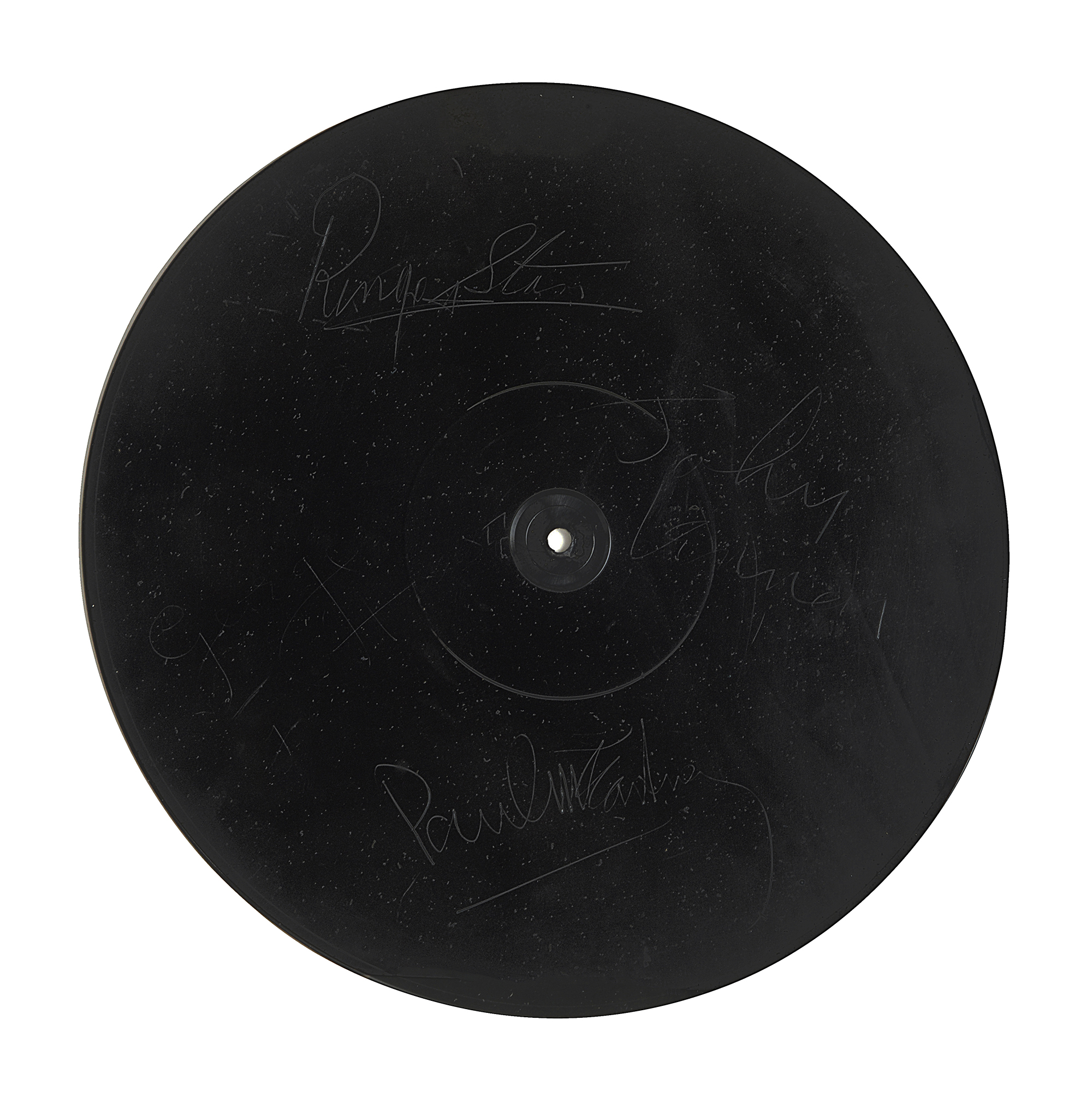Beatles interest: A black vinyl 12-inch disc - Image 3 of 3
