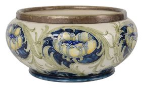 A Moorcroft Macintyre florian pattern salad bowl