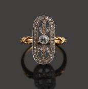 An Edwardian diamond-set ring,