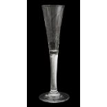 An 18th century airtwist ratafia glass or flute