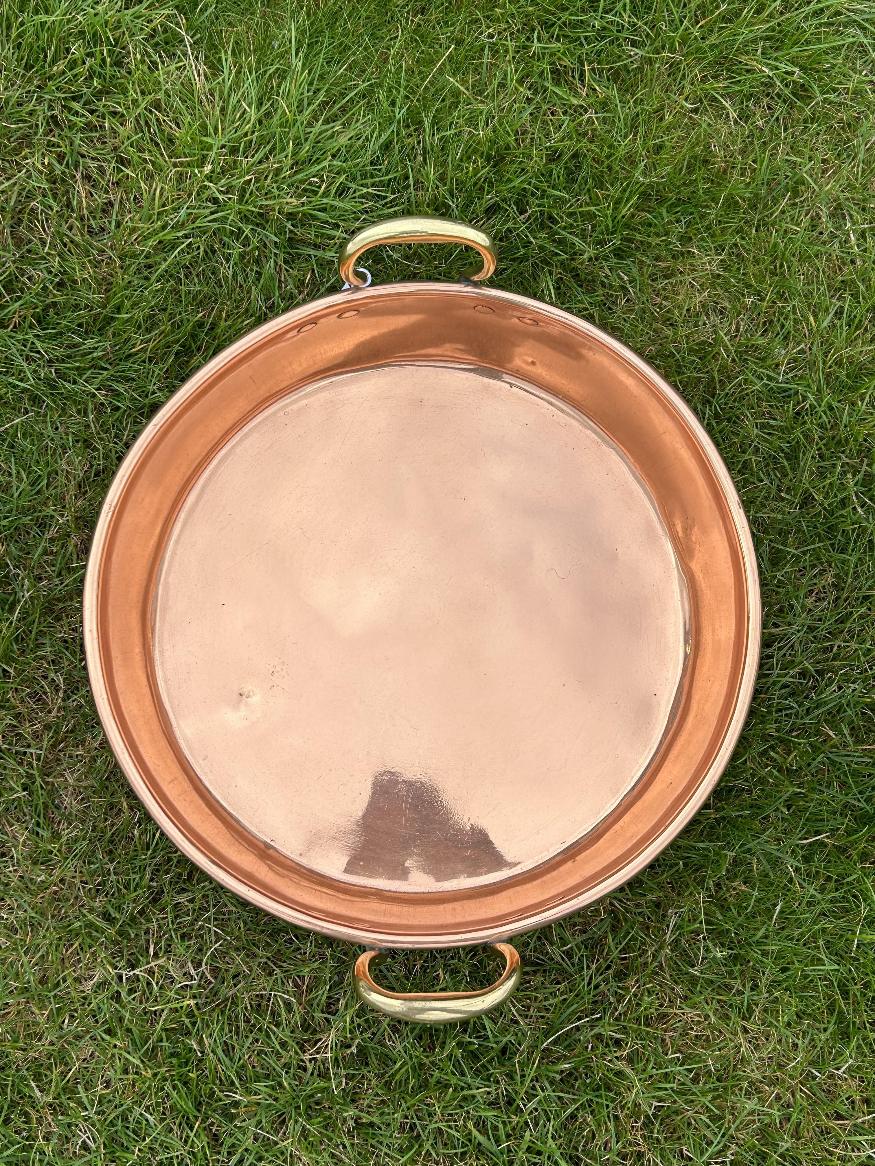A large Victorian copper jam pan - Image 4 of 4