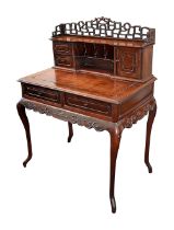 A Chinese blackwood writing table