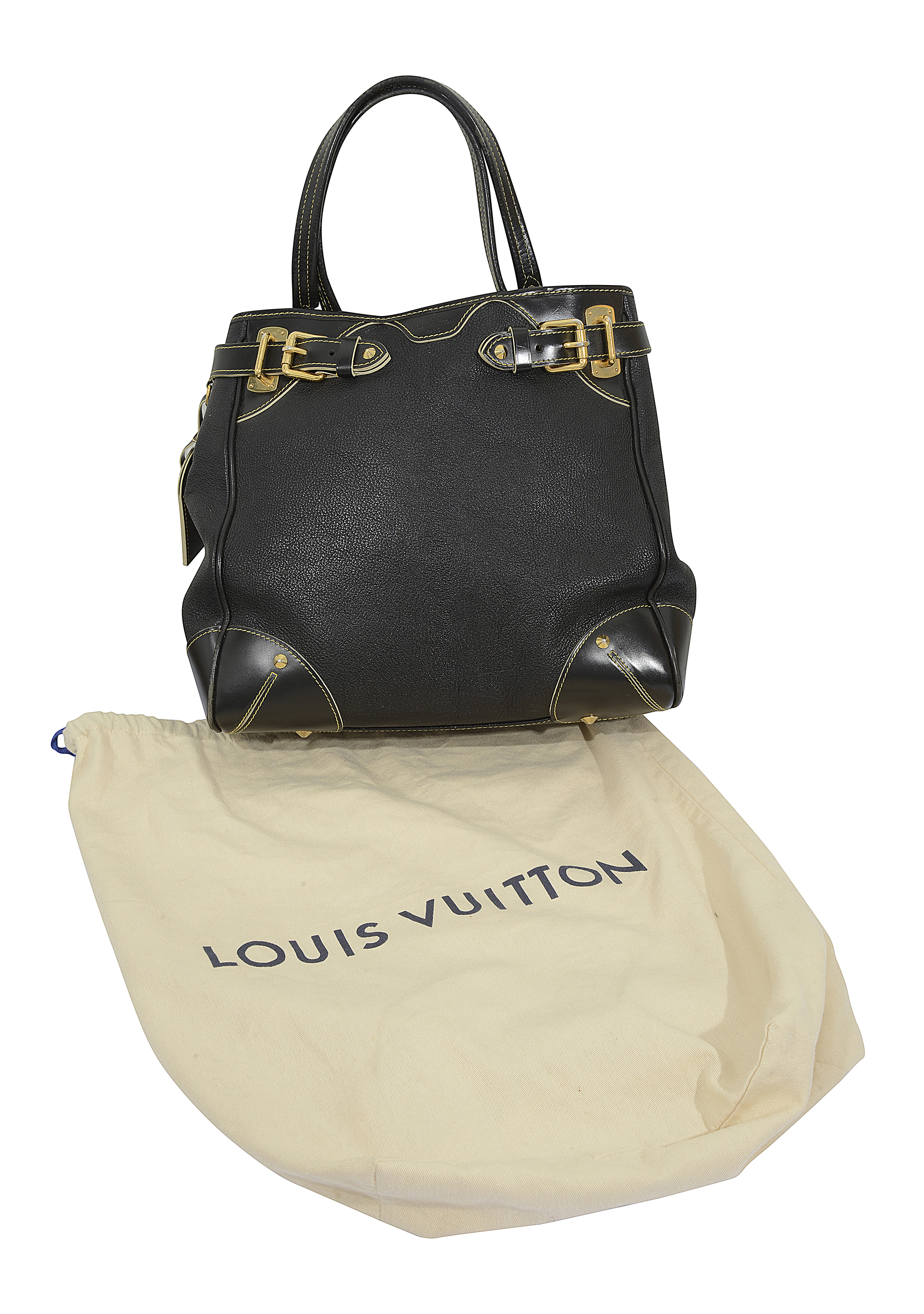 A Louis Vuitton black Suhali leather Le Majestueux bag - Image 3 of 3