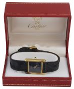 A Must De Cartier Tank wristwatch