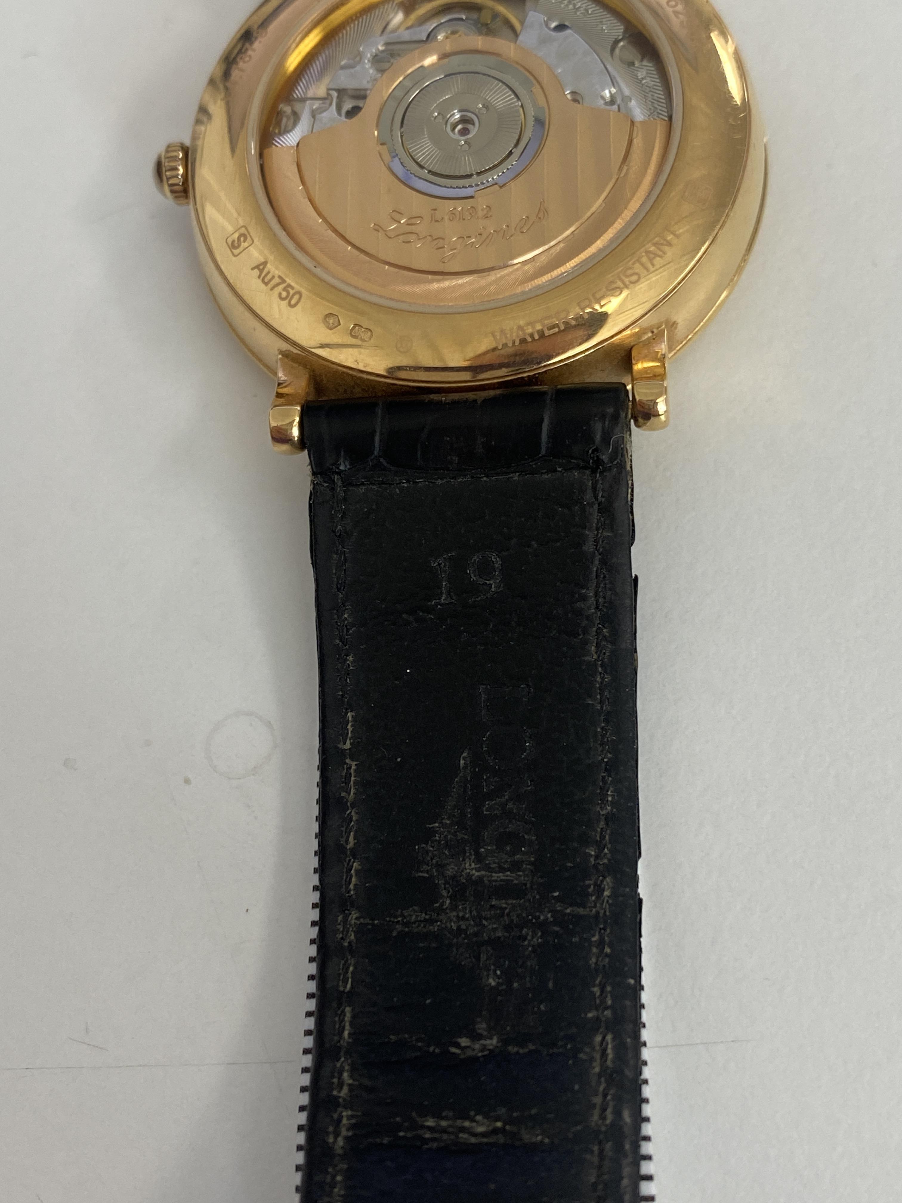 A gentleman's Longines 18ct gold wristwatch - Image 6 of 6