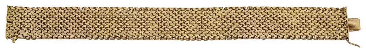 An Italian 18ct gold bracelet