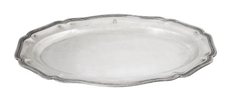 A German .800 silver serving platter