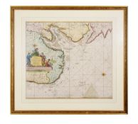 Suffolk/Norfolk. Van Keulen. Pas-Caert Vande Zee-cussen van Engeland