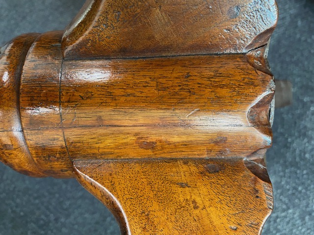 A George II mahogany tripod table - Image 4 of 4