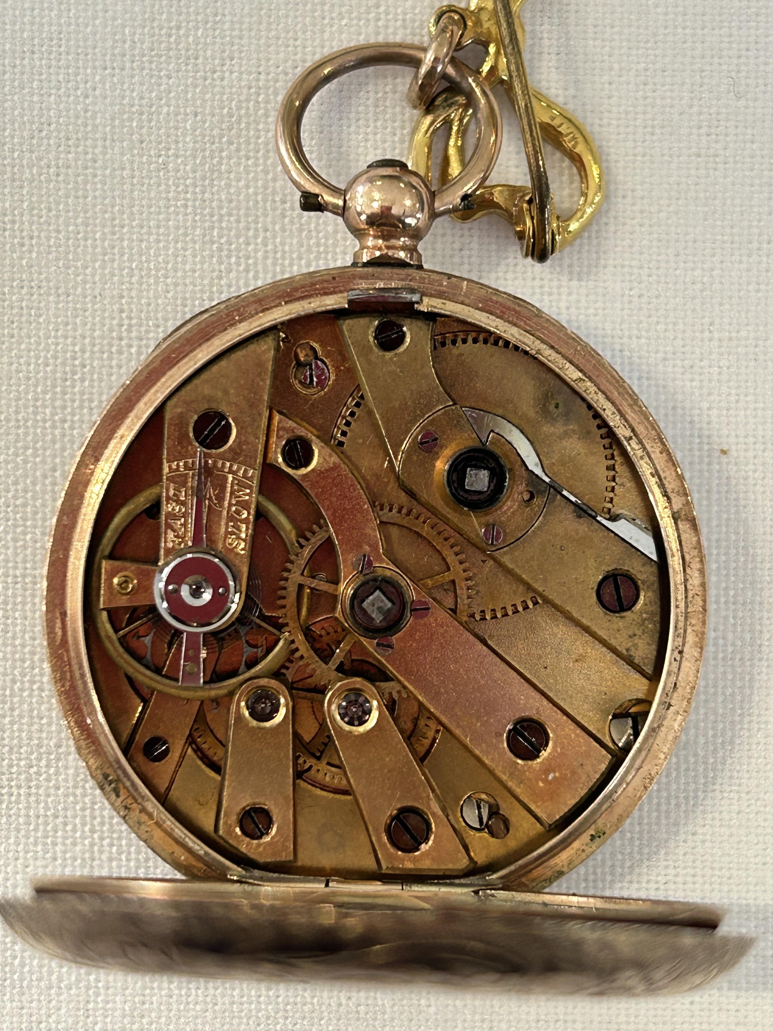 Two 9ct lady's open faced pocket watches - Image 2 of 2