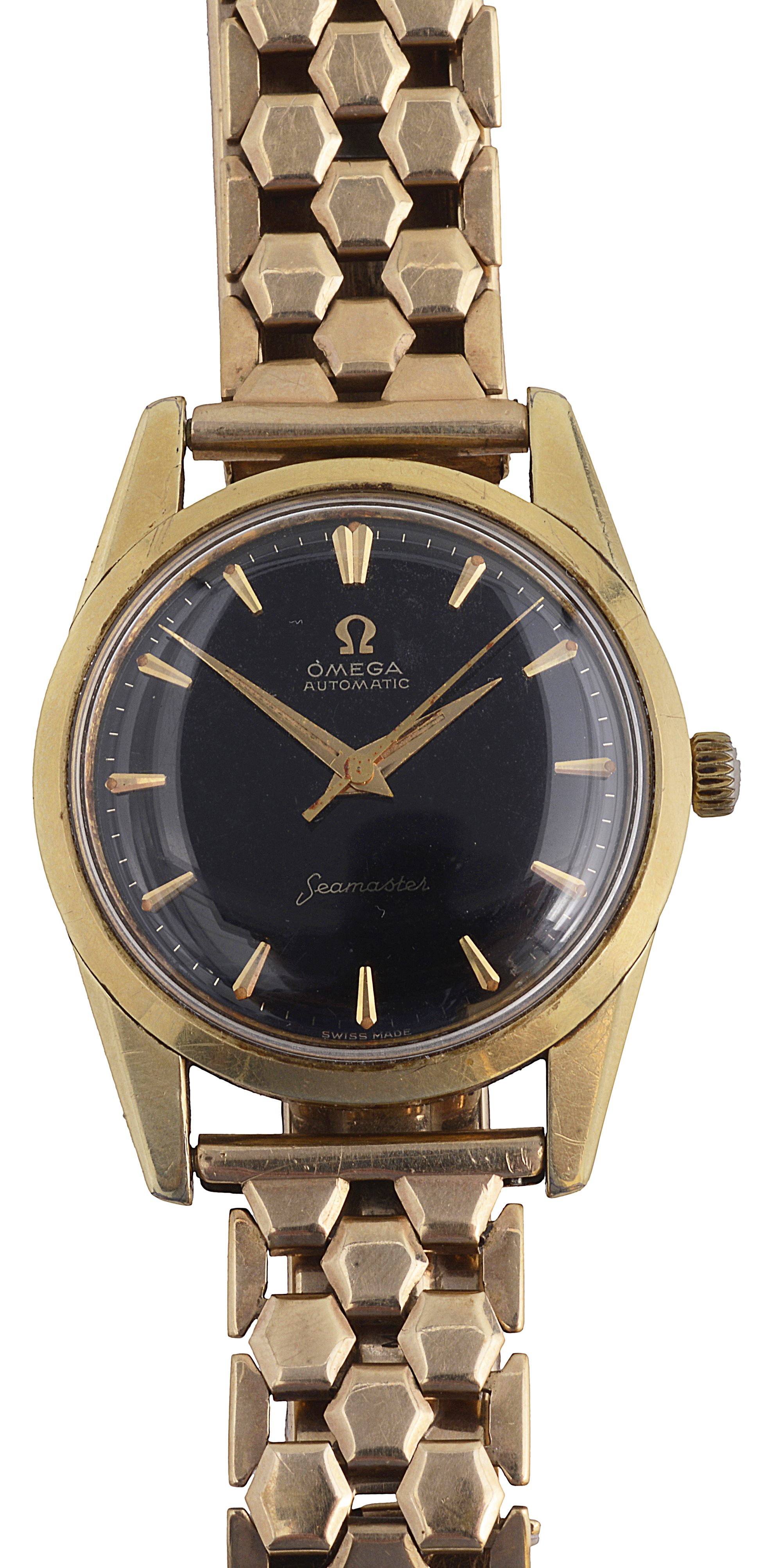 An Automatic Omega Seamaster bracelet wristwatch