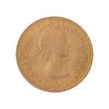 An Elizabeth II full gold sovereign, 1959