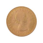 An Elizabeth II full gold sovereign, 1959